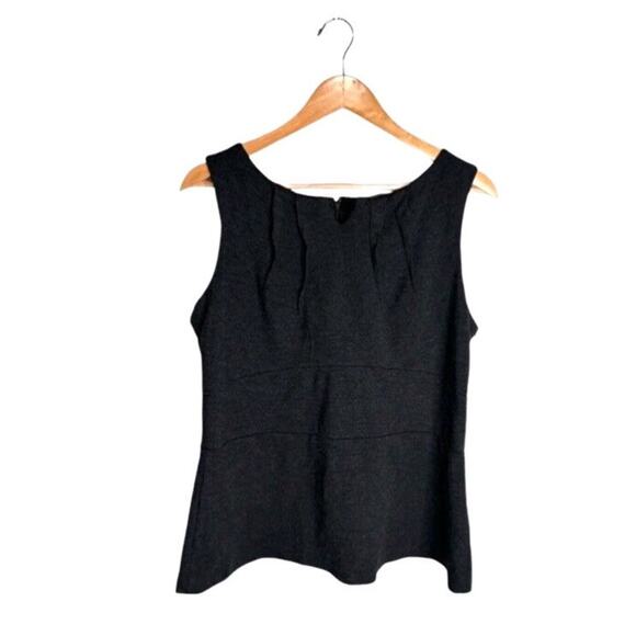 Cabi Sleeveless Top Gray Size 12 Career Feminine Preppy y2k Sleeveless Office - Picture 1 of 8
